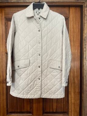 Joie Diamond quilted chore/barn coat size small
